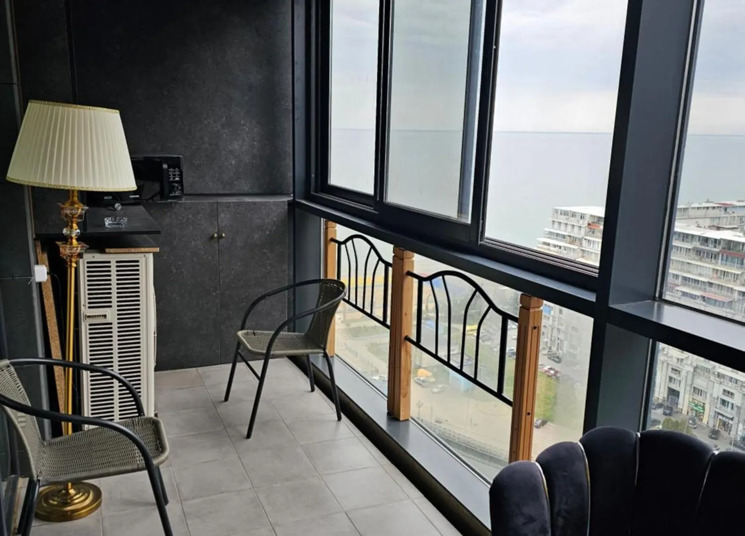Sea And City View! One Bedroom Plus Lounge Apartment 1St Line In 5 Star Hotel! 18Th Floor Batumi